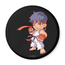 Pocket Fighter Ryu Refrigerator Magnet