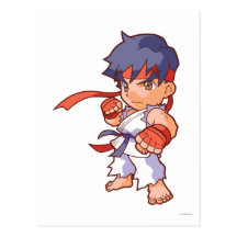 Pocket Fighter Ryu Post Card