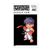 Pocket Fighter Ryu Postage Stamp