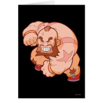 Pocket Fighter Zangief 2 Greeting Card