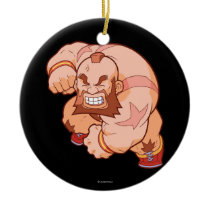 Pocket Fighter Zangief 2 Christmas Tree Ornaments