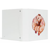 Pocket Fighter Zangief 3 Ring Binder