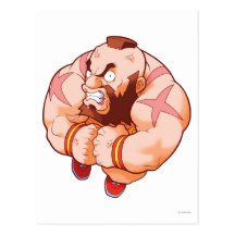 Pocket Fighter Zangief Post Cards