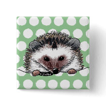 Pocket Hedgehog Pinback Button