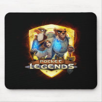 Pocket Legends Gold Logo Mousepad mousepads