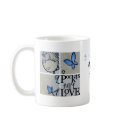 Pockets full of Love - butterfly mug (M051)