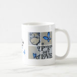 Pockets full of Love - butterfly mug (M051)