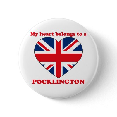 Pocklington Button by ValentinesDayTshirts