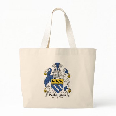 Pocklington Family Crest Canvas Bags by coatsofarms