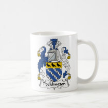 Pocklington Family Crest mugs by coatsofarms Pocklington Family Crest mugs