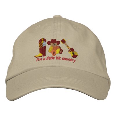 Poco país del pedazo gorras bordadas