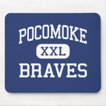 Pocomoke Braves Middle Pocomoke City Mousepads