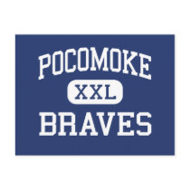 Pocomoke Braves Middle Pocomoke City postcards by customteamsportswear Pocomoke Braves Middle Pocomoke City postcards