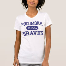 Pocomoke Braves Middle Pocomoke City Tshirts