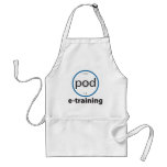 pod-e-training Basic White Utility Apron