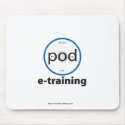 pod-e-training logo-branded mouse pad mousepads by pod_e_training pod-e-training logo-branded mouse pad mousepads