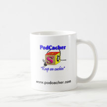 Podcacher podcast mugs