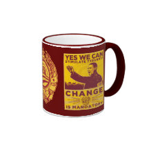 ¡Podemos sí! Taza de la parodia de Obama