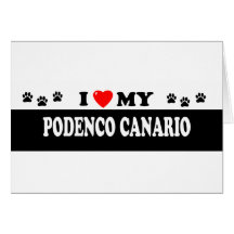 PODENCO CANARIO CARD