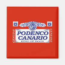 Podenco Canario Fridge Magnet