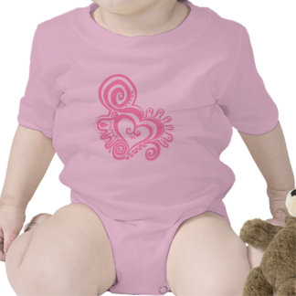 Poder del corazón del niño traje de bebé