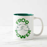 Poder/Rambo de la rana Taza