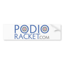 Podioracket Bumper Sticker bumper stickers