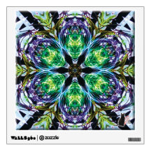 “Pods” Kaleidoscope “PixPane(TM)” Wall Decal