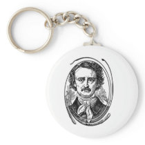 Poe 2~~~Edgar Allen Poe~~~~Altered Art Key Chains