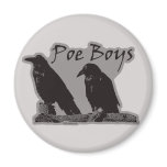 Poe Boys Refrigerator Magnet