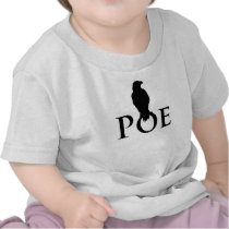 Poe Edgar Allan Poe and the raven T-shirt