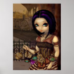 Poe - gothic steampunk victorian - Art Print posters