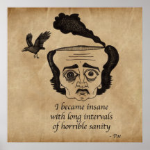 Poe insane poster