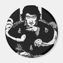 Poe Portrait Magnet
