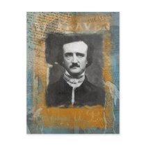 Poe Remixed Postcard