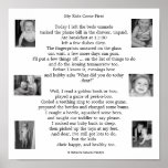 Poem about motherhood, everyday living &amp; children posters