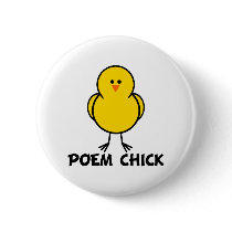 Poem Chick buttons by chicktshirts8 Poem Chick buttons