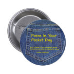 Poem in Your Pocket Day Button buttons