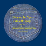 Poem in Your Pocket Day Magnet magnets