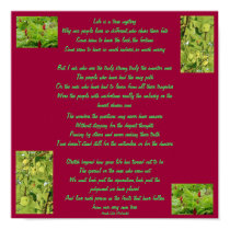 Poem/Lyrics-Poster-by Me posters