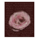 Poem "My name is love" Floral Print by AVGPhoto Poem "My name is love" Floral Print