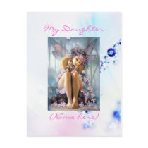 Poem to My Daughter Sweet Faerie Keepsake postcards