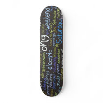Poem Wordle Dark Skateboard by chris__tina Poem Wordle Dark Skateboard