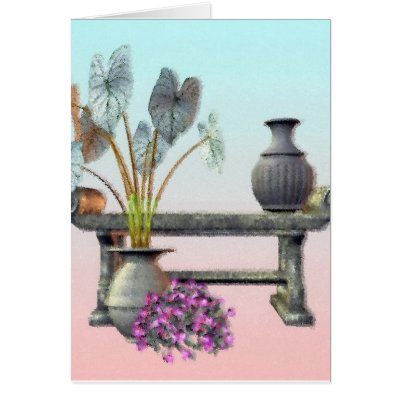 Poems in the Garden Card by SophiaDeer