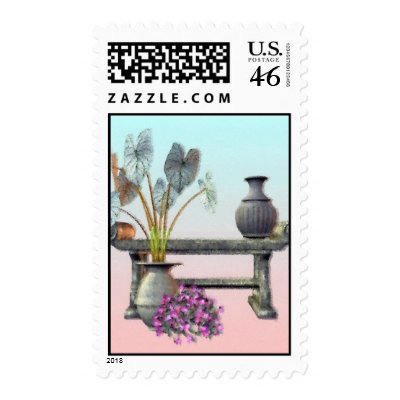 Poems in the Garden (Stamps) by SophiaDeer