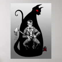 Poe's Black Cat Posters