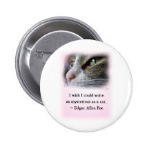 Poe's Cat Button