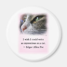 Poe's Cat Magnet