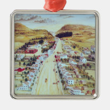 Poestenkill, New York, c.1855 Christmas Tree Ornament