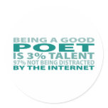 Poet 3% Talent stickers